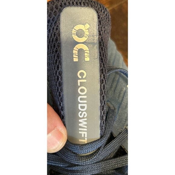 ON Men's Cloudswift Running Sneaker Shoes Blue White Size 9 - Picture 6 of 10